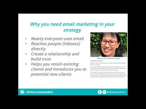 Email marketing is hot - Dietitian Connection