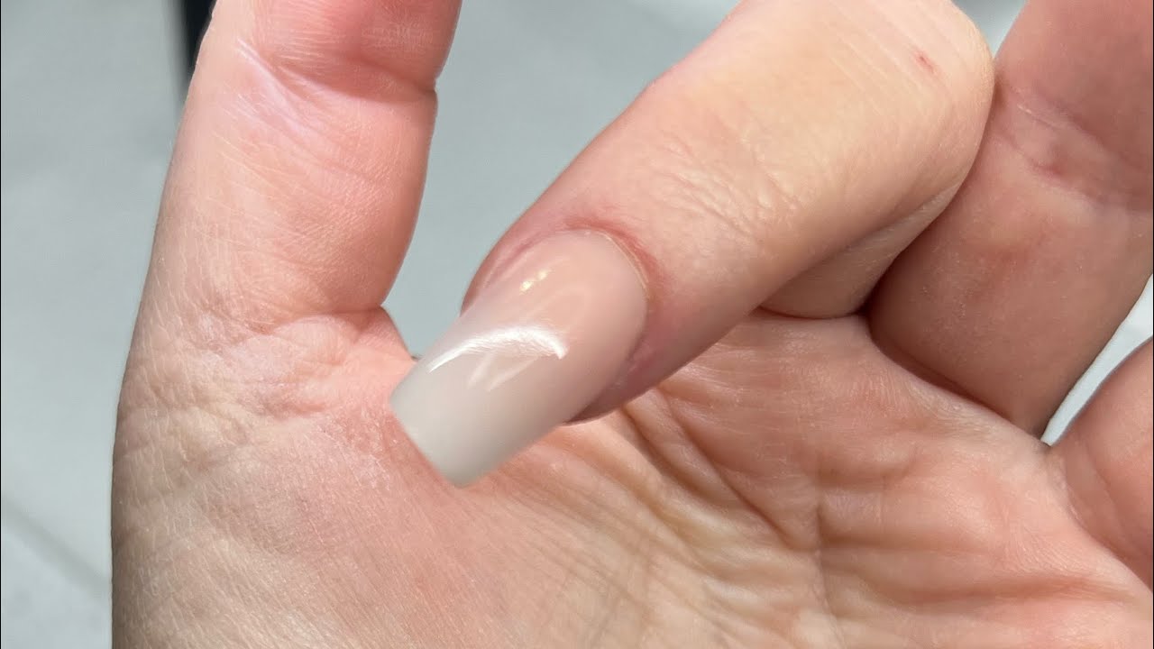 American Manicure!  Natural Looking Long Nails Using Acrylic Powder!