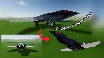 Airplane With Retractable Landing Gear in Evertech Sandbox