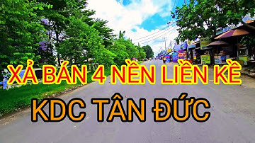 Chính chủ cần bán 4 lô liền kề thuộc kdc tân đức | đức hòa