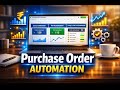 Purchase Order Automation in Google Sheets | Auto PO System with apps script 