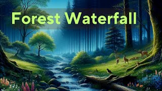 Waterfall Sounds for Sleep | Relaxing Nature Sounds with Forest | 6 Hours