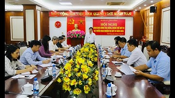 VIDEO: Huyện ủy Vĩnh Tường giao ban công tác Đảng, đoàn thể quý III và triển khai nhiệm vụ quý IV