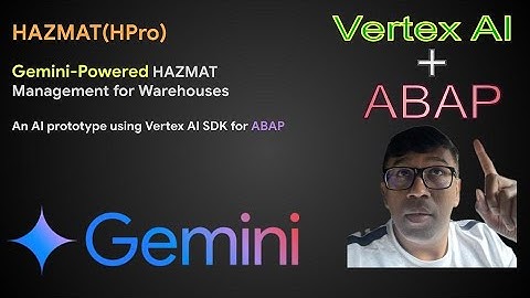 Build Your First AI Powered SAP App using Vertex AI SDK for ABAP