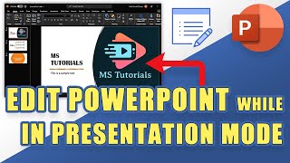 How to EDIT a PowerPoint While in PRESENTATION MODE (Easy!)