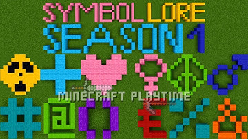 Symbol Lore SEASON 1 Building in Minecraft | Full Version | All Parts
