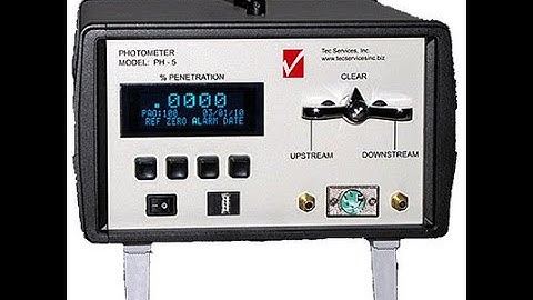 How to operate ||PHOTOMETER||Filter Integrity Test (H.V.A.C Validation)