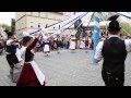 Raising the Maibaum in Weiden, Germany