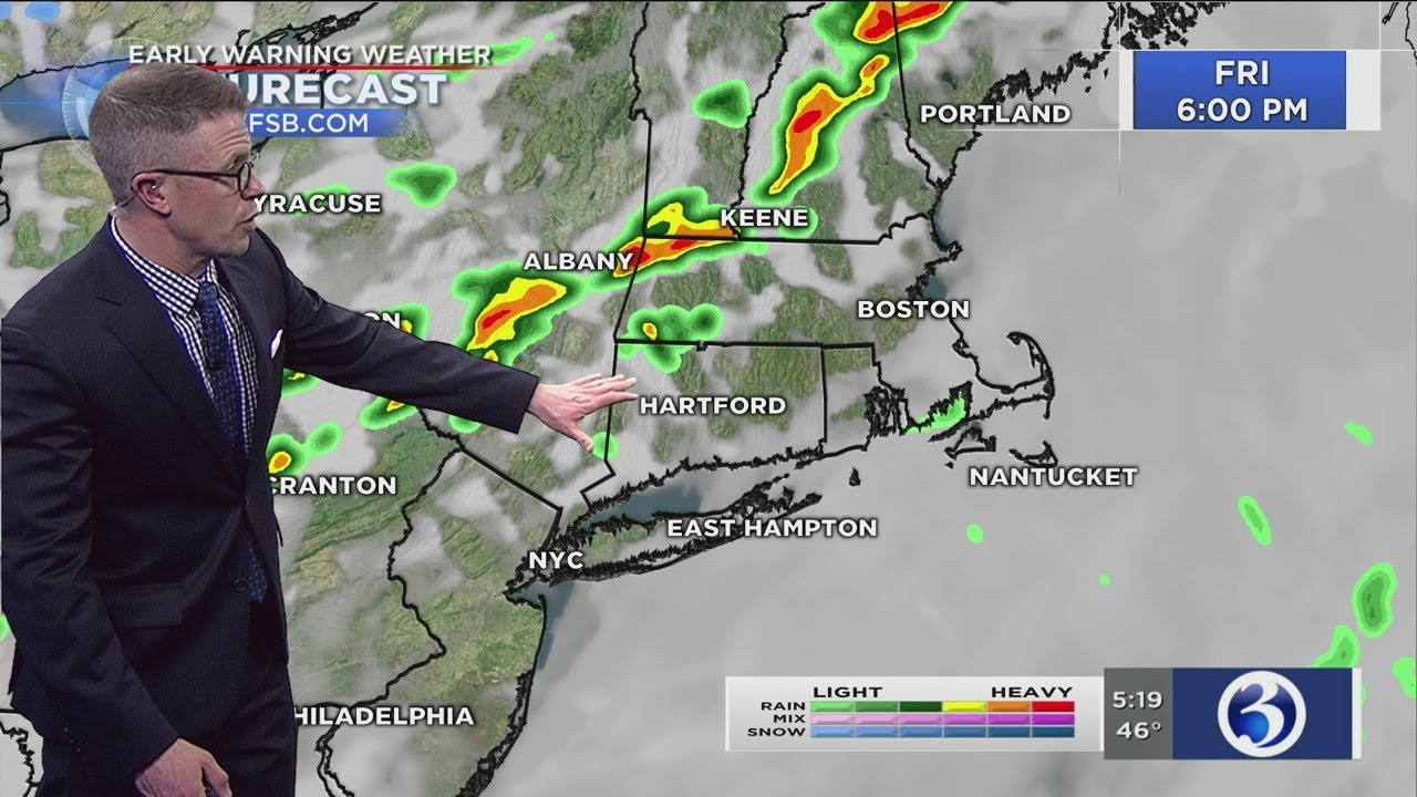 FORECAST: Strong thunderstorms likely on Friday - YouTube