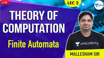 Finite Automata | Lec 2 | Theory of Computation | GATE 2021 CSE | Mallesham sir