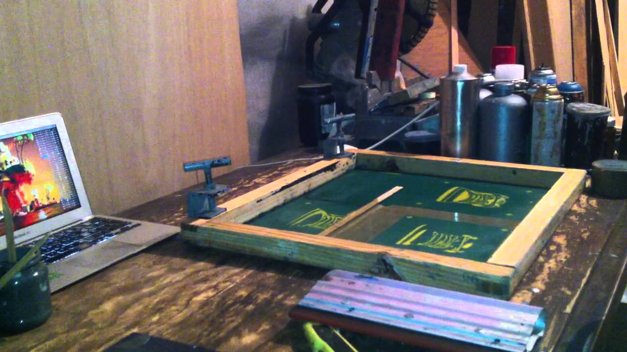 Serigrafía casera chingona (3 tintas) - YouTube