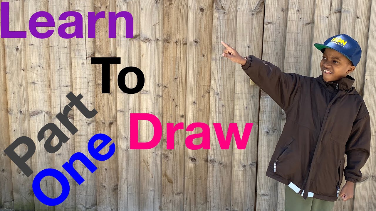 Learn how to draw, part one - YouTube