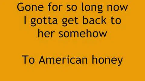 Lady Antebellum, "American Honey" w/ Lyrics