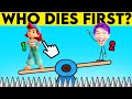 NOOB vs PRO vs HACKER In GUESS WHO DIES FIRST?! (ALL LEVELS!)