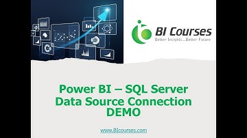 Power BI-SQL Server Data Source Connection Demo (4)
