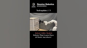 🤖 Robot Utility Models – Robots That Learn Once & Work Anywhere! 🚀 @Rossincrobotics