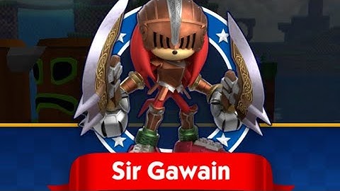 Sonic Dash - Sir Gawain Event - Sir Gawain Unlocked - Gameplay