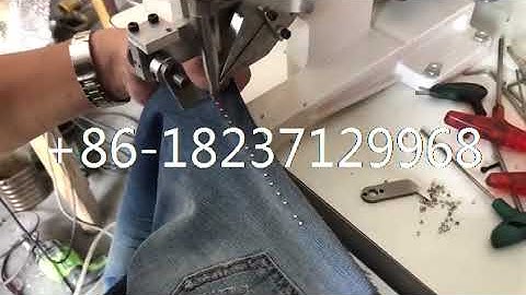 testing video for automatic 2.6mm round nail head fixing beading attaching machine