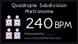 240 bpm metronome