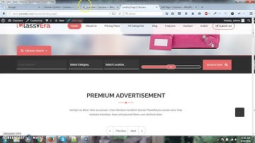 Landing Page Manager In Classiera Ads Theme