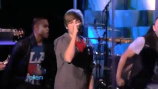 Justin Bieber  U Smile and Baby Live on Ellen Show