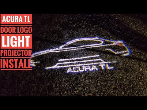HOW TO INSTALL DOOR LOGO LIGHTS 2009-2014 ACURA TL TUTORIAL