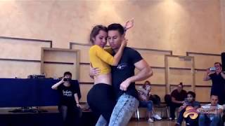 PABLO Y RAQUEL | bachata workshop 2018 [It&#39;s a man&#39;s world - Dani J]