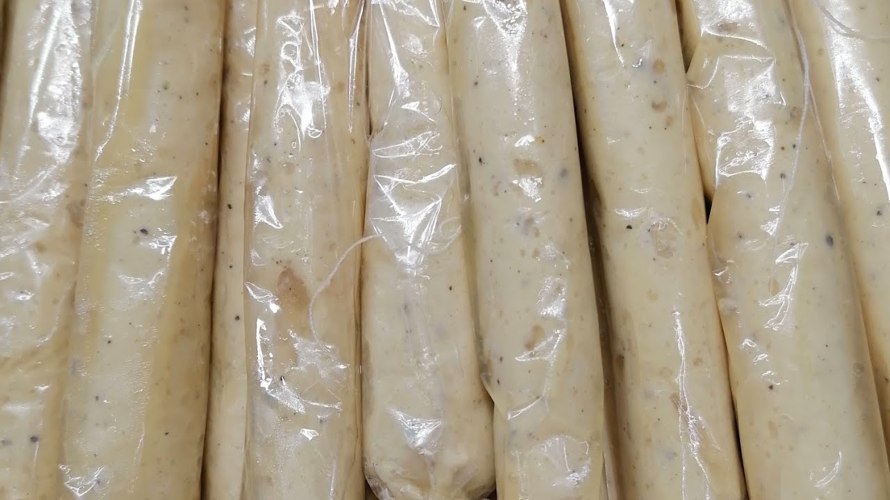 سوسيس الفراخ بطريقه المصانع او النقانق او هوت دوج بطريقه سهله وبسيطه 🌭