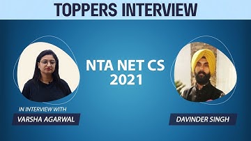NTA NET CS 2021 | Topper