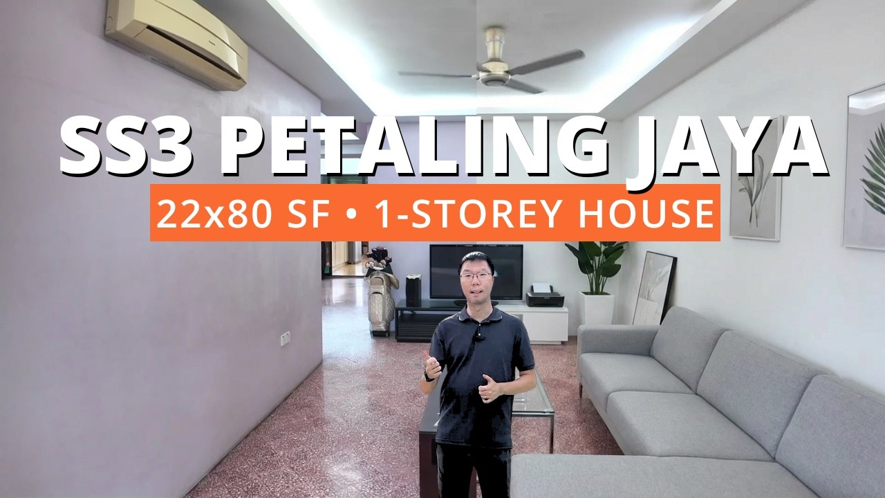 Интерьер одноэтажного дома в районе SS3 Петалинг-Джая (экскурсия по дому от IpropFans)
