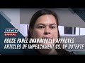 House panel unanimously approves articles of impeachment vs. VP Duterte | ANC