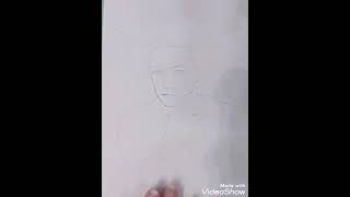 Drawing leonardo DiCaprio portrait