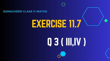 Samacheer class 11 maths | exercise 11.7 question 3 iii, 3 iv| integral calculus