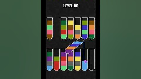 Water Sort Puzzle Level 191 Solved