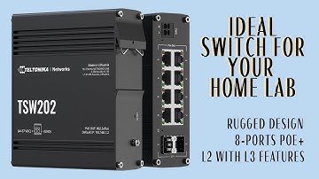 TSW202 POE+ L2/L3 Managed Gigabit Ethernet Switch Unboxing + Setup