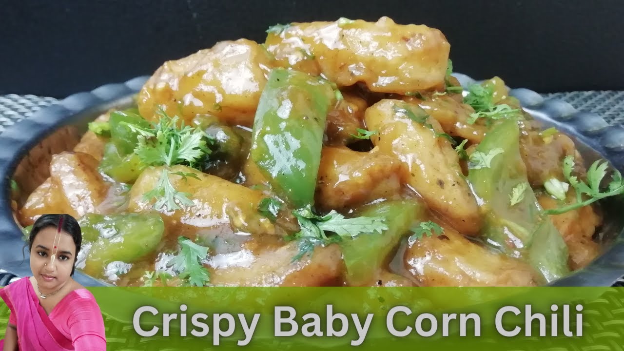 Crispy Baby Corn Chilli Recipe Chilli Baby Corn ক্রিস্পি বেবিকর্ণ