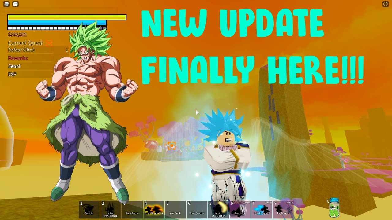 Updates Here Broly Hair Insane New World And New Moves L Dbz Final Stand Update Youtube - roblox broly hair