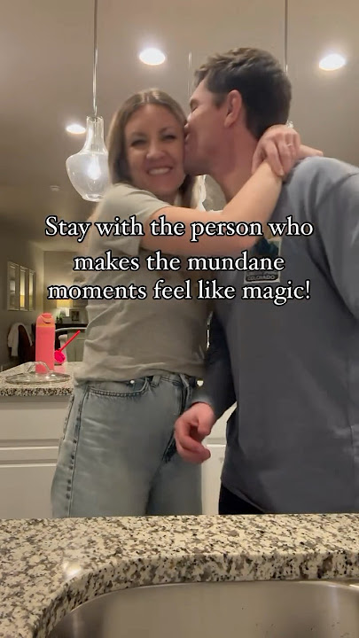 He even makes doing the dishes feel like magic! #husbandwife #couplegoals #couple #relationship