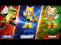 Which Sonic Dash Is BEST? 🏆|Top 3 character | Vector🆚 Marine 🆚 Cream | Mash 3d fun | gameplay |