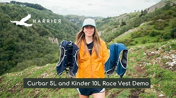 Harrier Curbar 5L and Kinder 10L Race Vest Demo