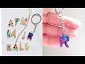 How to make resin alphabet key chain/pendant Making Cute Initial Pendants Using uv resin/Handmade