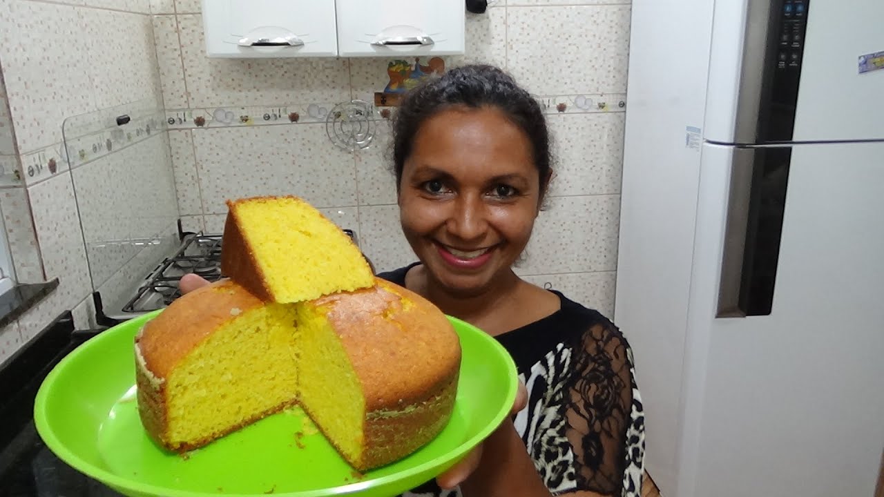 COMO FAZER BOLO DE FUBA SEM FARINHA DE TRIGO SUPER FOFINHO