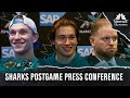 Macklin Celebrini, Ryan Warsofsky, others react to Sharks' shootout win vs. Wild | NBC Sports CA