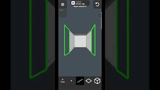 3D Modeling App: Square hole thru a cube screenshot 4