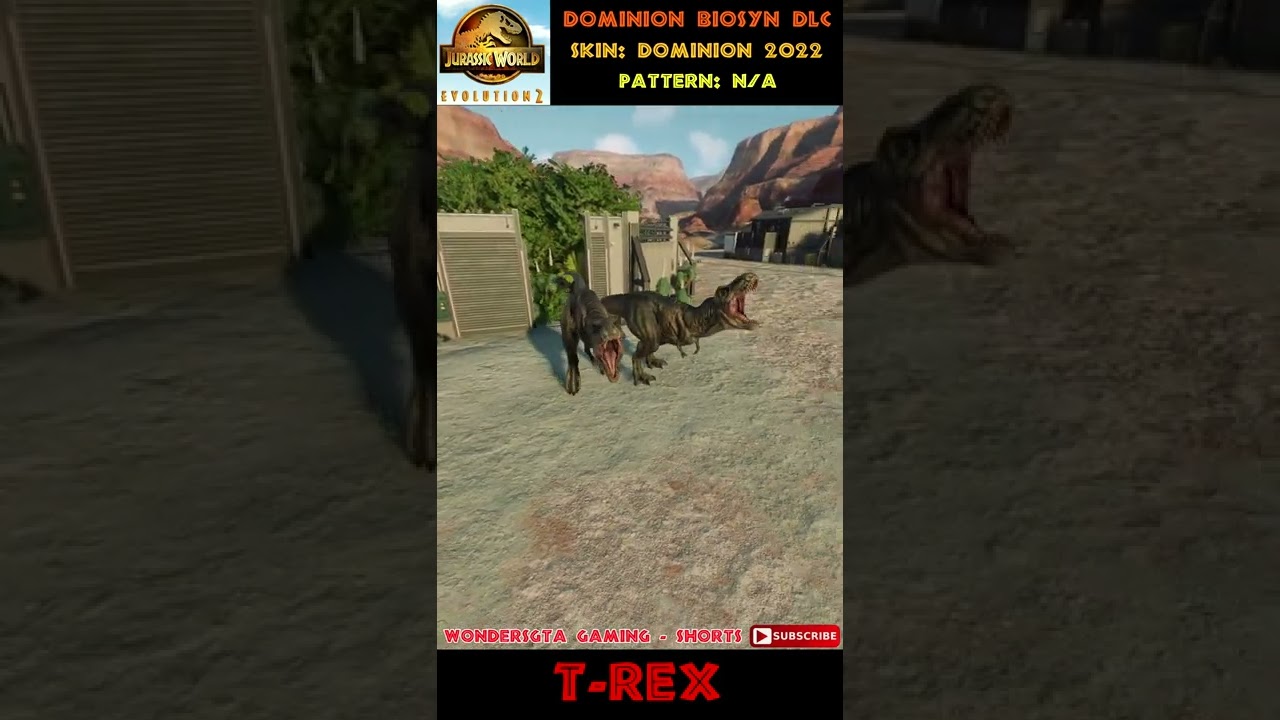 T-REX! (Dominion Skin) - Dominion Biosyn DLC - Jurassic World Evolution 2 - 