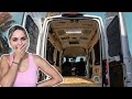 I built my subfloor in UNDER 12 hours! (solo female van build)