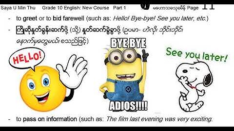 01 Grade 10 English Unit 1 Language, New Curriculum