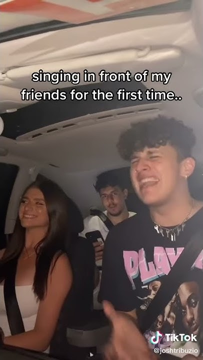 Singing In Front Of Friends For First Time Joshtribuzio Singing In Front Of His Friends For First Time🤯🎶 - YouTube
