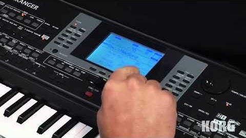 Korg microARRANGER Recording and Editing Backing Sequences
