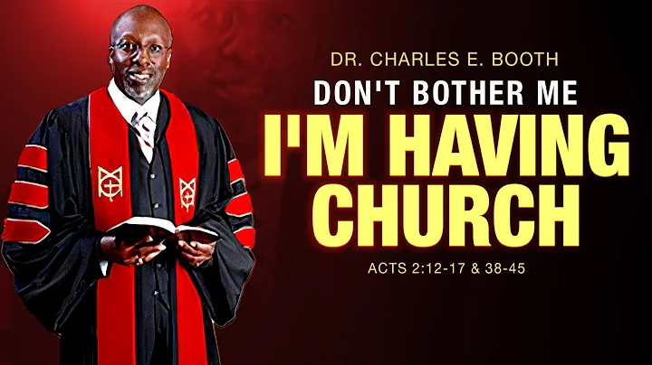 Dr. Charles Booth  " Don't Bother Me, I'm Having C...